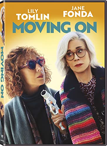 DVD cover for "Moving On" featuring Lily Tomlin and Jane Fonda.