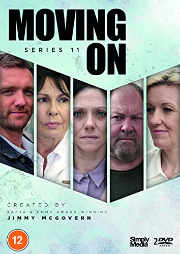 DVD cover with five close-up portraits of adults on a mottled green background.