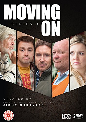 DVD cover for Moving On Series 4 featuring portraits of five different actors.