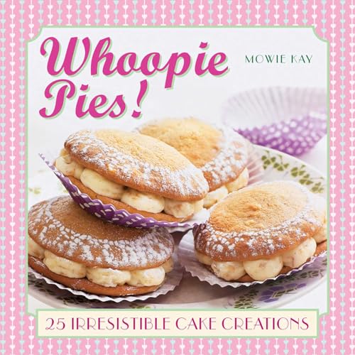 Book cover featuring three whoopie pies on a floral plate.