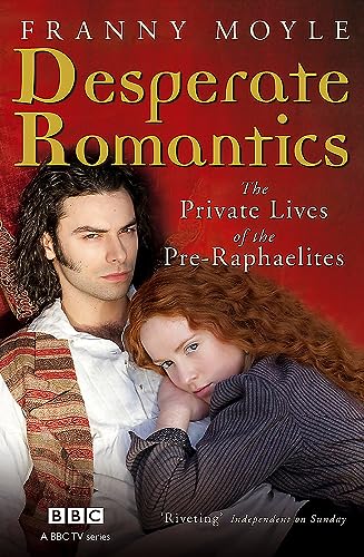 Book cover showing a man and a red-haired woman against a red background.