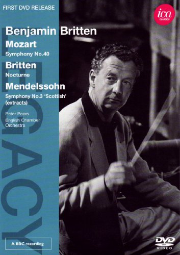 DVD cover featuring conductor Peter Peers with composers’ names and titles.