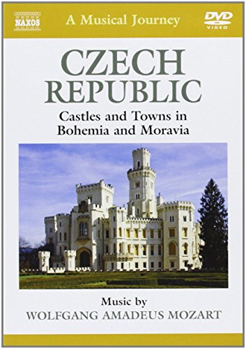 DVD cover featuring a Czech castle, with “Mozart” and “Czech Republic” text.