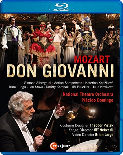 "Mozart: Don Giovanni" Blu-ray cover featuring a conductor and opera performers in costume.