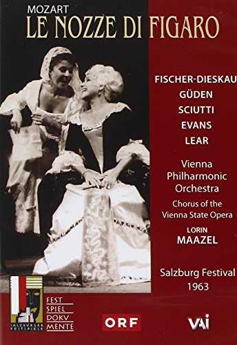 DVD cover for Mozart’s *The Marriage of Figaro* opera, Salzburg Festival 1963.