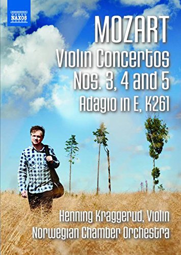 DVD cover featuring a man walking in a field with violin case.