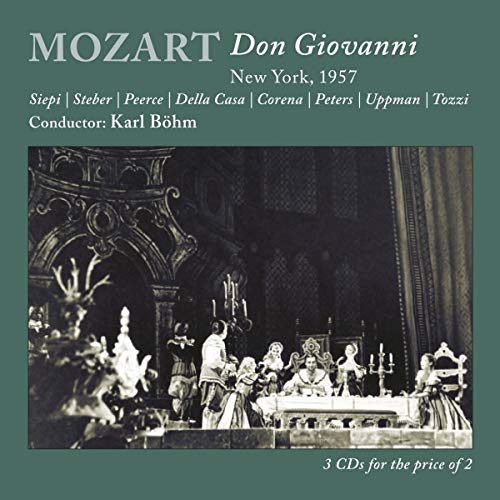 CD cover for Mozart's Don Giovanni, New York 1957, conducted by Karl Böhm.