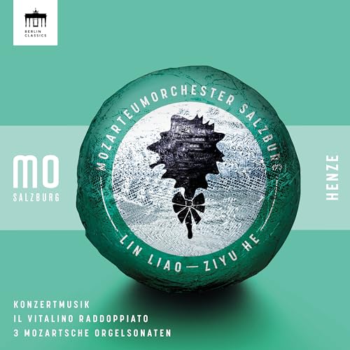 CD cover: green circle with orchestra name, musical notes, and text.