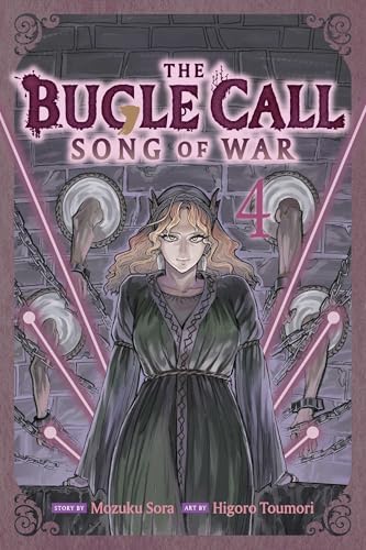 Manga cover featuring a woman in a dark dress before chained arms on stone.