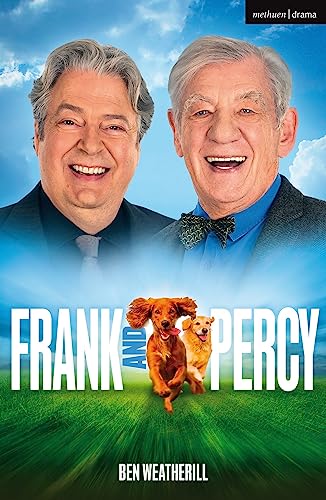 Book cover featuring two smiling men and two dachshund dogs in a field.
