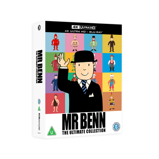 Blu-ray case for "Mr Benn: The Ultimate Collection" featuring character art.