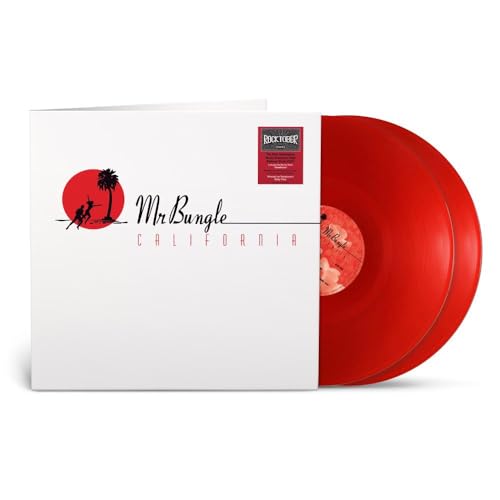 Mr. Bungle “California” vinyl record with red disc and white cover.