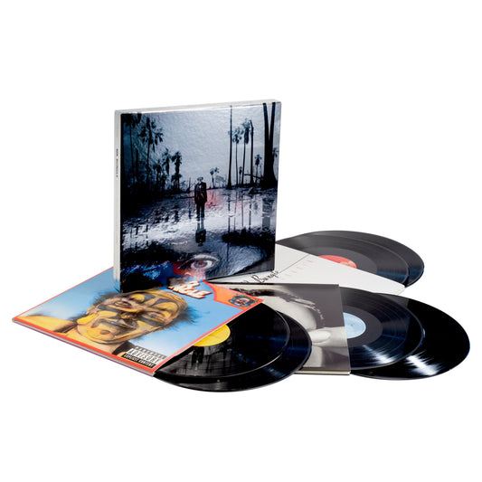 Mr Bungle vinyl box set with four records and cover art.