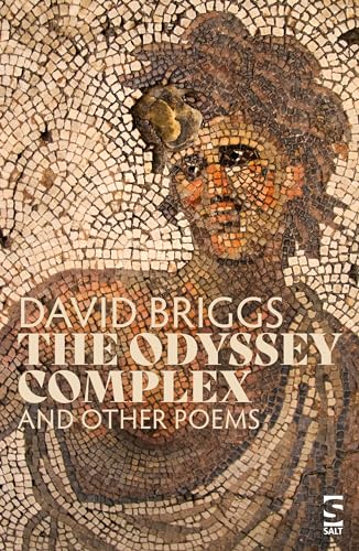Poetry book cover: mosaic portrait with title “The Odyssey Complex”.