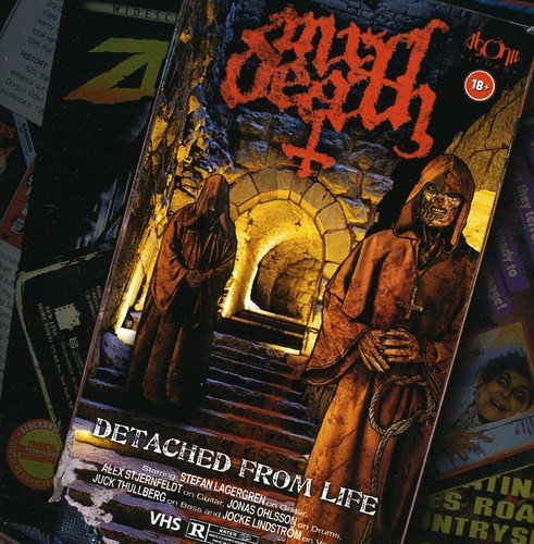 CD cover for “Mr Death - Detached From Life” with hooded figures.