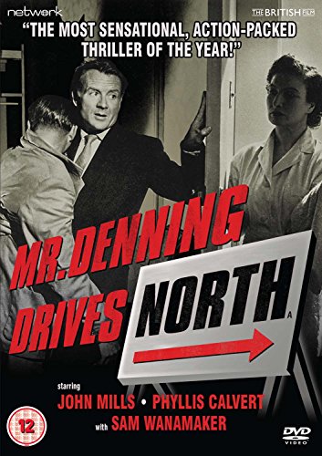 DVD cover for Mr Denning Drives North featuring three actors in black and white.