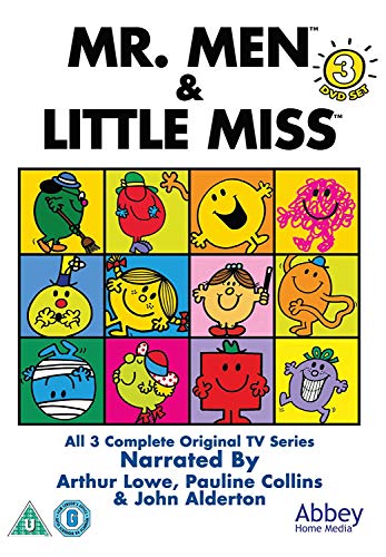 DVD cover featuring colorful cartoon characters from Mr. Men and Little Miss series.