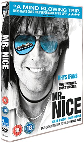 "DVD case with black and white portrait of a man wearing sunglasses."