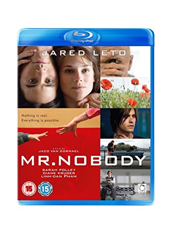 Mr. Nobody" Blu-ray cover with Jared Leto and multiple character portraits.