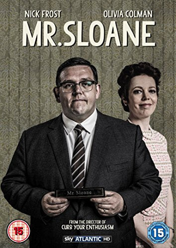 DVD cover featuring Nick Frost and Olivia Colman against a patterned wallpaper background.
