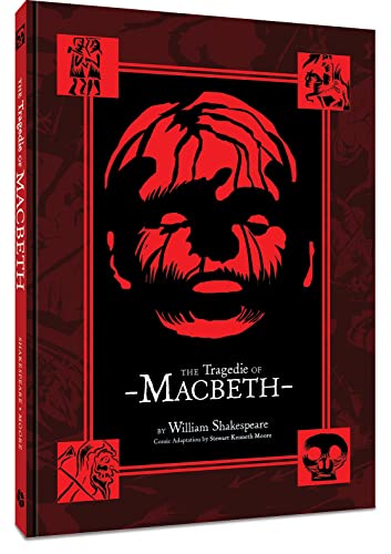 Red book cover featuring a stark white, distressed face within a frame.