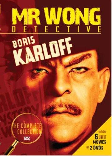DVD cover featuring Boris Karloff as Mr. Wong, a detective.