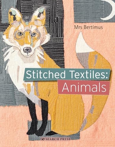 Book cover featuring a stitched textile portrait of a fox.