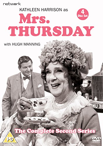“Mrs. Thursday” DVD cover featuring Kathleen Harrison and Hugh Manning.