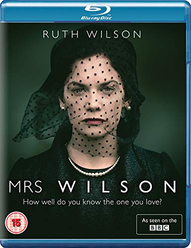 Blu-ray case with a woman's portrait, wearing a black veil with polka dots.
