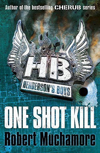 Book cover with winged logo, bullet hole, and bold title text.
