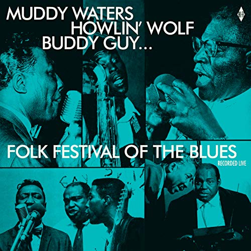 Album cover featuring portraits of Muddy Waters, Howlin' Wolf, and Buddy Guy.