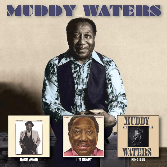 Muddy Waters 3CD set cover featuring portrait and album art.