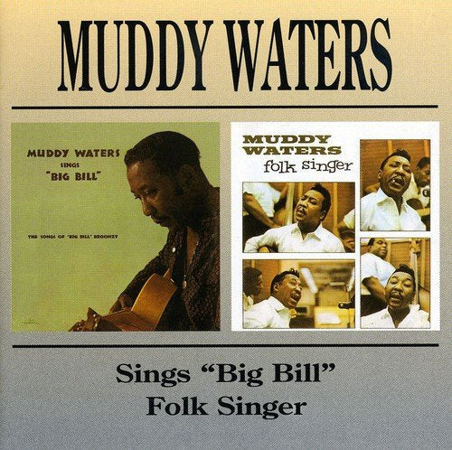 "Muddy Waters" CD cover featuring two album covers with the artist's image.