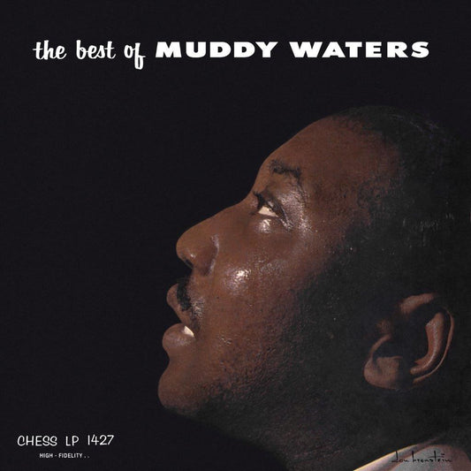 Muddy Waters album cover: a black and white portrait of a man.