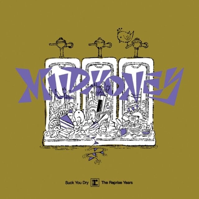 Mudhoney album cover: three cluttered display cases with band name overlay.