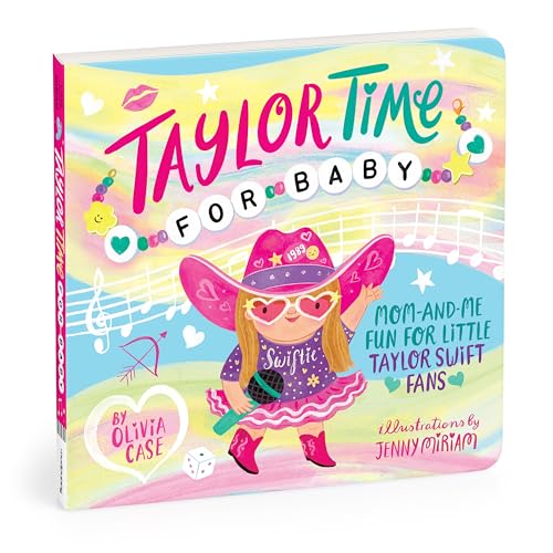 Baby-themed board book with colorful illustrations and simple text, featuring a baby or toddler.