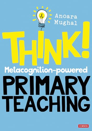 Book cover with yellow “THINK!” text, lightbulb, and title details.
