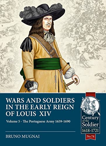 Book cover depicting a 17th-century Portuguese soldier in yellow uniform and hat.