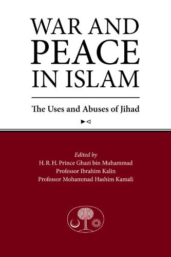 Book cover: "War and Peace in Islam" with red and white design.