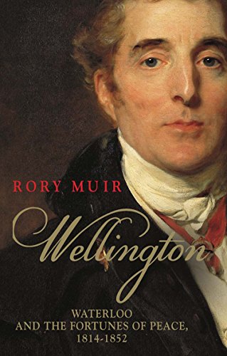 Book cover: portrait of the Duke of Wellington, Rory Muir author.