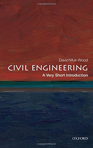 Book cover: "Civil Engineering: A Very Short Introduction" with red and blue textures.