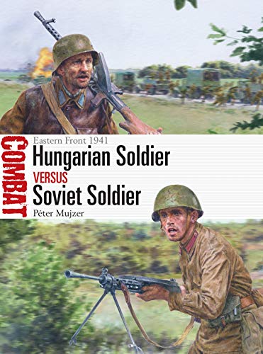 Book cover depicting Hungarian and Soviet soldiers in WWII combat.