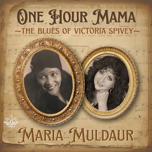 CD cover featuring portraits of Victoria Spivey and Maria Muldaur in oval frames.