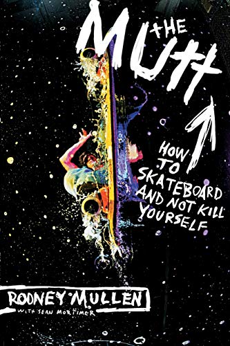 Book cover: skateboarder mid-air against a starry, splattered background.