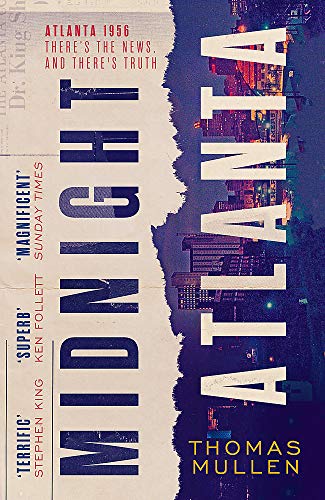 Book cover with a torn paper effect revealing a dark, nighttime city skyline.
