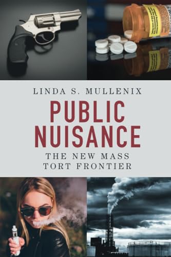 Book cover with images of a gun, pills, vape, and factory pollution.