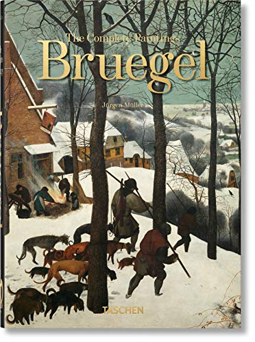 Book cover: “Bruegel. The Complete Paintings” featuring a winter landscape.