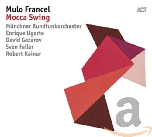 CD cover for Mulo Francel’s “Mocca Swing” with abstract geometric shapes.