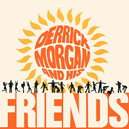 CD cover for “Derrick Morgan And His Friends” with sunburst and silhouettes.