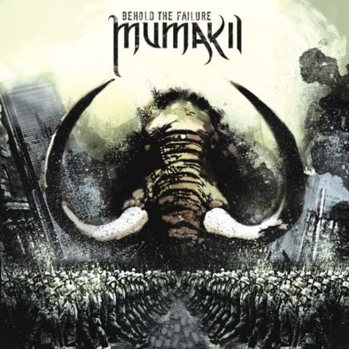Album cover: Mumakil, a distorted figure with an elephant-like trunk, and crowds.